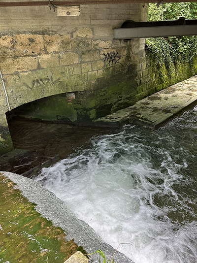 Bild der Mündung Mattenbach in Eulach